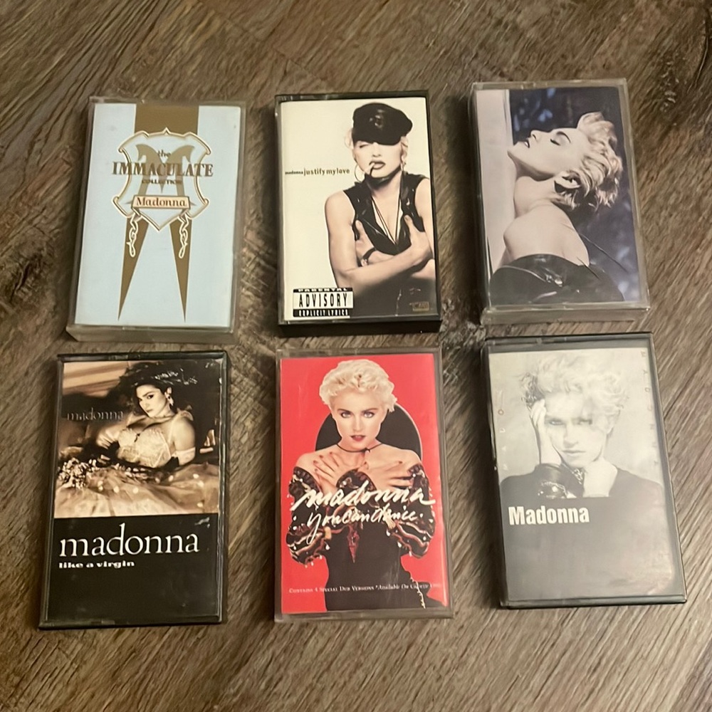 🎵 Madonna Cassette Tape Lot | Immaculate Collection, Erotica, Ray of Light